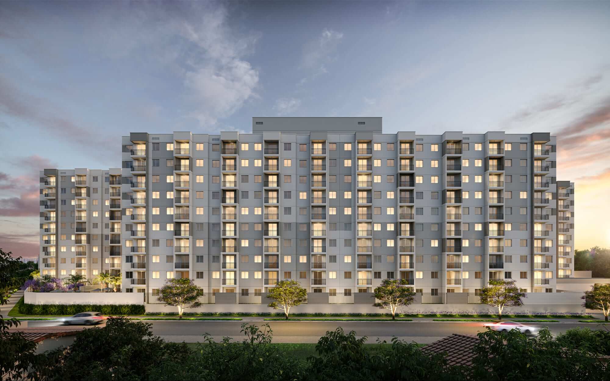 Fachada do empreendimento